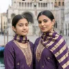 Sangini D No 1001 To 06 Vertican Shimmer Kurti Set Collection Wholesale