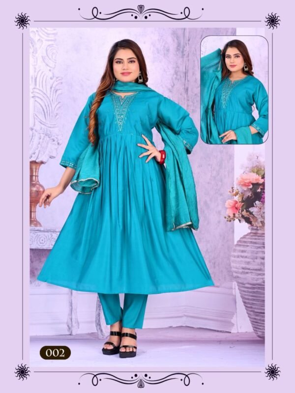 Buy Mahi Vol 1 Roman Silk Anarkali Kuri Pant With Dupatta Wholesale 2026