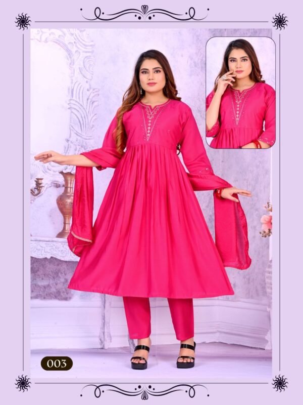 Buy Mahi Vol 1 Roman Silk Anarkali Kuri Pant With Dupatta Wholesale 2026