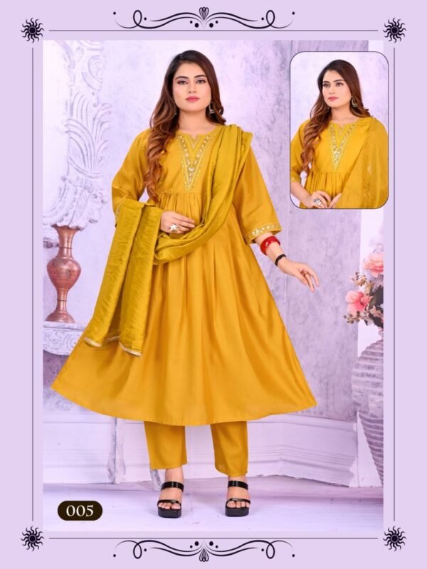 Buy Mahi Vol 1 Roman Silk Anarkali Kuri Pant With Dupatta Wholesale 2026