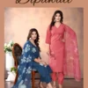 Dipawali Vol 1 Vertican Silk Digital Printed Kurti Pant With Dupatta Wholesale
