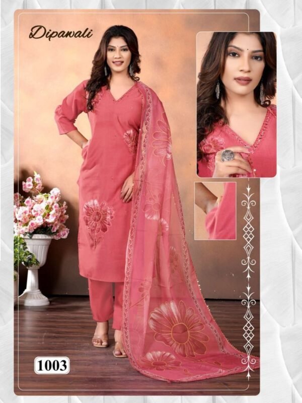 Launching Dipawali Vol 1 Vertican Silk Digital Printed Kurti Pant With Dupatta Wholesale 2026