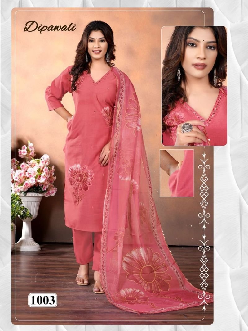 Launching Dipawali Vol 1 Vertican Silk Digital Printed Kurti Pant With Dupatta Wholesale 2026