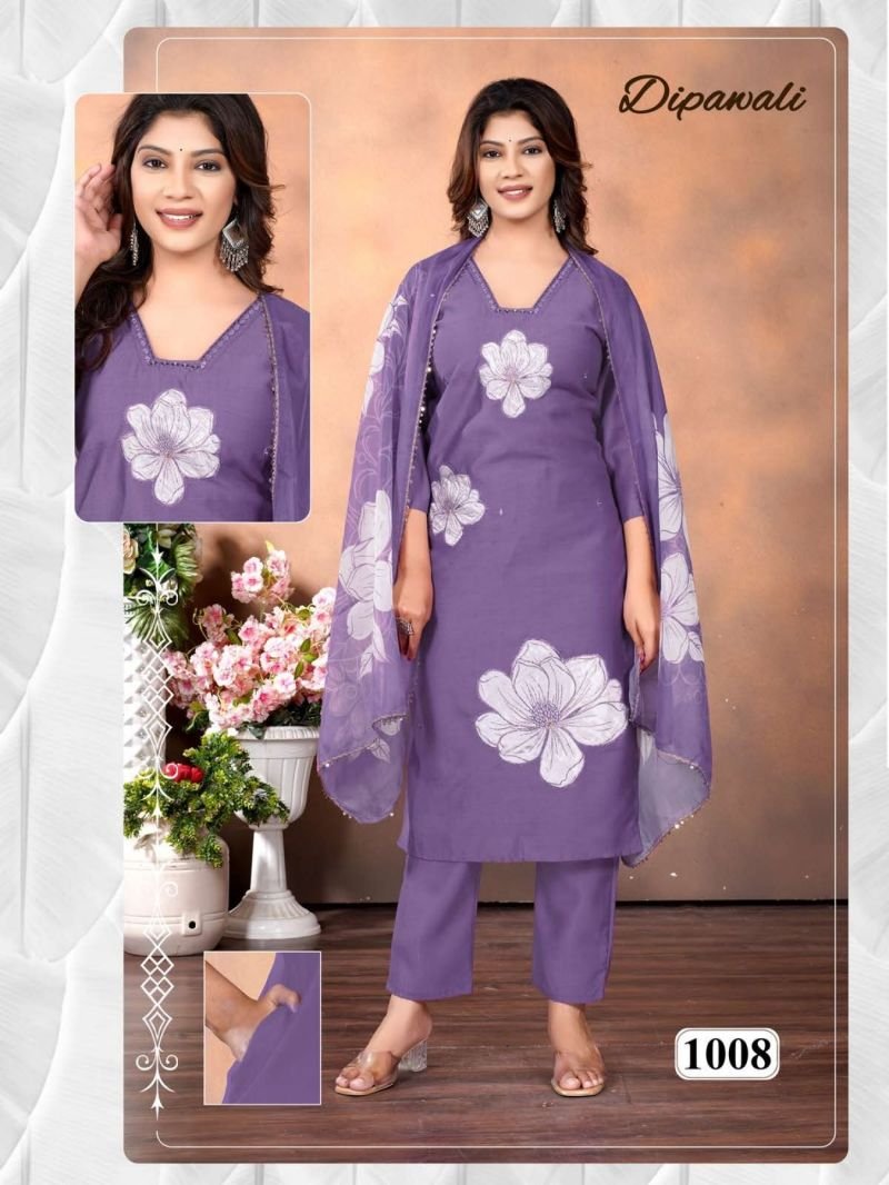Launching Dipawali Vol 1 Vertican Silk Digital Printed Kurti Pant With Dupatta Wholesale 2026