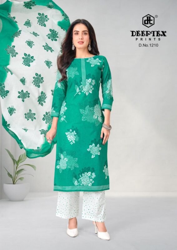 Latest Deeptex Aaliza Vol 12 Readymade Cotton Printed Dress Material Wholesale 2026