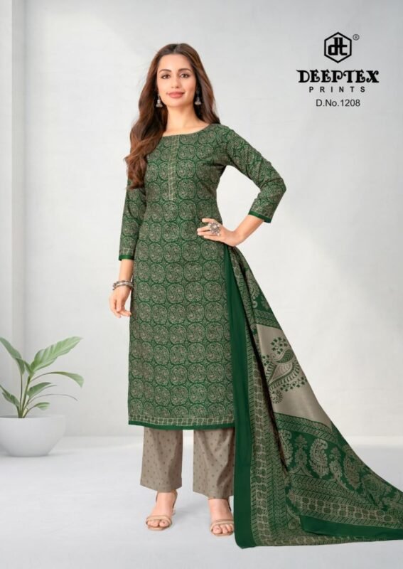 Latest Deeptex Aaliza Vol 12 Readymade Cotton Printed Dress Material Wholesale 2026