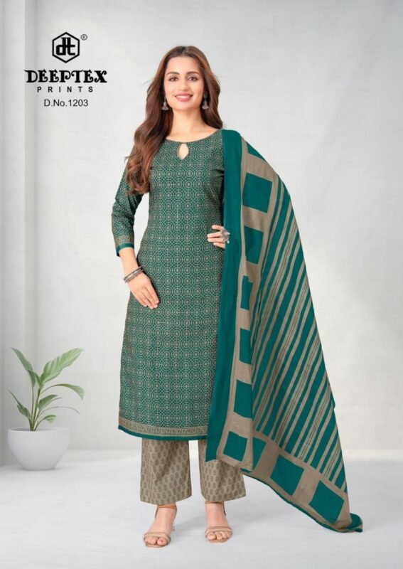 Latest Deeptex Aaliza Vol 12 Readymade Cotton Printed Dress Material Wholesale 2026