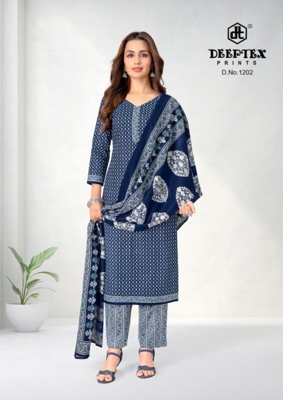 Latest Deeptex Aaliza Vol 12 Readymade Cotton Printed Dress Material Wholesale 2026