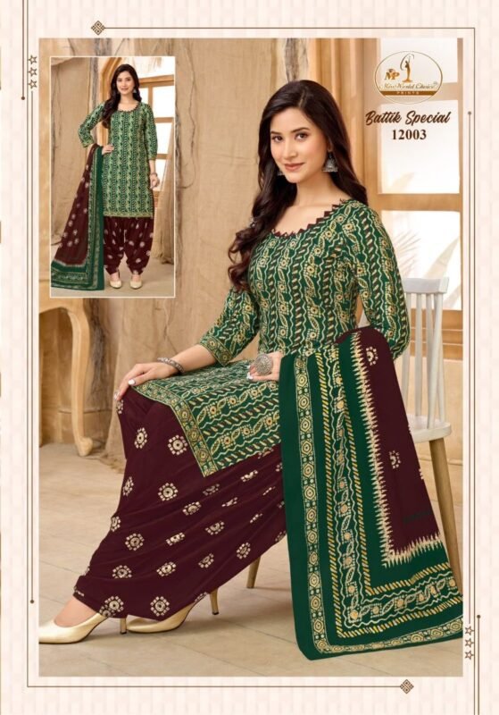 Beautiful Miss World Battik Special Vol 12 Readymade Cotton Patiyala Dress Wholesale 2026