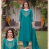 Latest Ribba D No 1001 To 06 Roman Silk Embroidered Anarkali Kurti Set Wholesale 2026