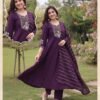 Latest Ribba D No 1001 To 06 Roman Silk Embroidered Anarkali Kurti Set Wholesale 2026