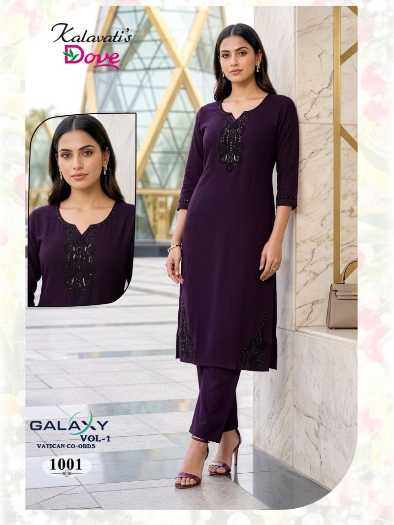 Beautiful Kalavatis Galaxy Vol 1 P V Vartican Embroidered Kurti With Bottom Wholesale 2026