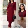 Beautiful Kalavatis Galaxy Vol 1 P V Vartican Embroidered Kurti With Bottom Wholesale 2026