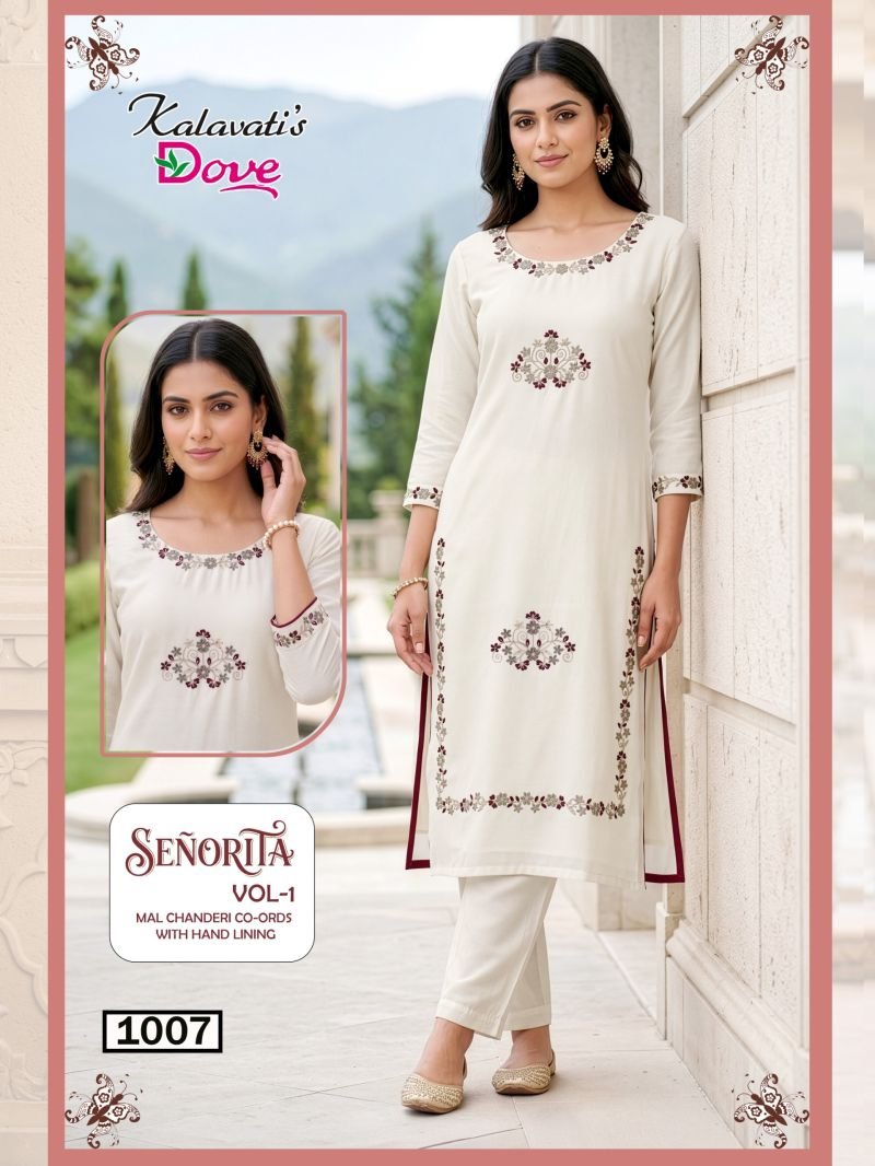Stylish Kalavatis Senorita Vol 1 Mul Chanderi Embroidered Kurti With Bottom Wholesale 2026