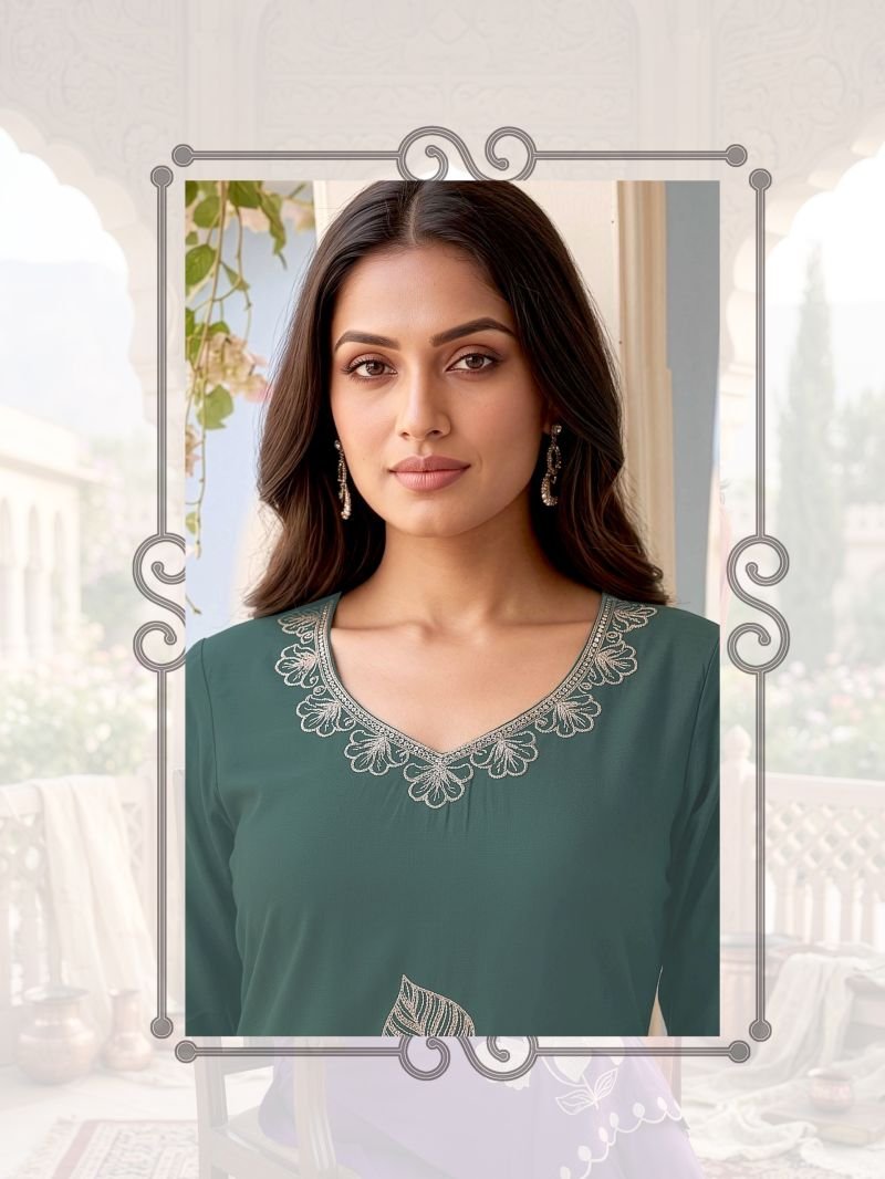 Buy Kalavatis Comet Vol 1 P V Roman Embroidery Kurti With Bottom Wholesale 2026