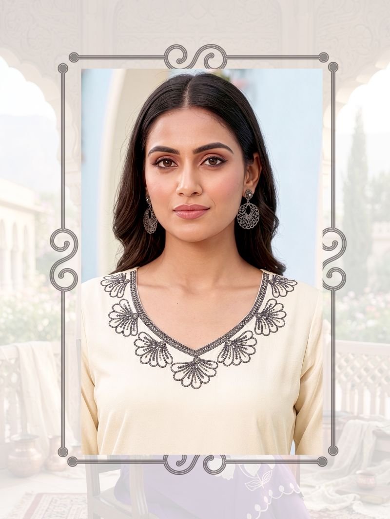 Buy Kalavatis Comet Vol 1 P V Roman Embroidery Kurti With Bottom Wholesale 2026