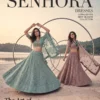 Senhora 7113  Pure Butterfly Net Embroidered Engagement Lehenga Wholesale