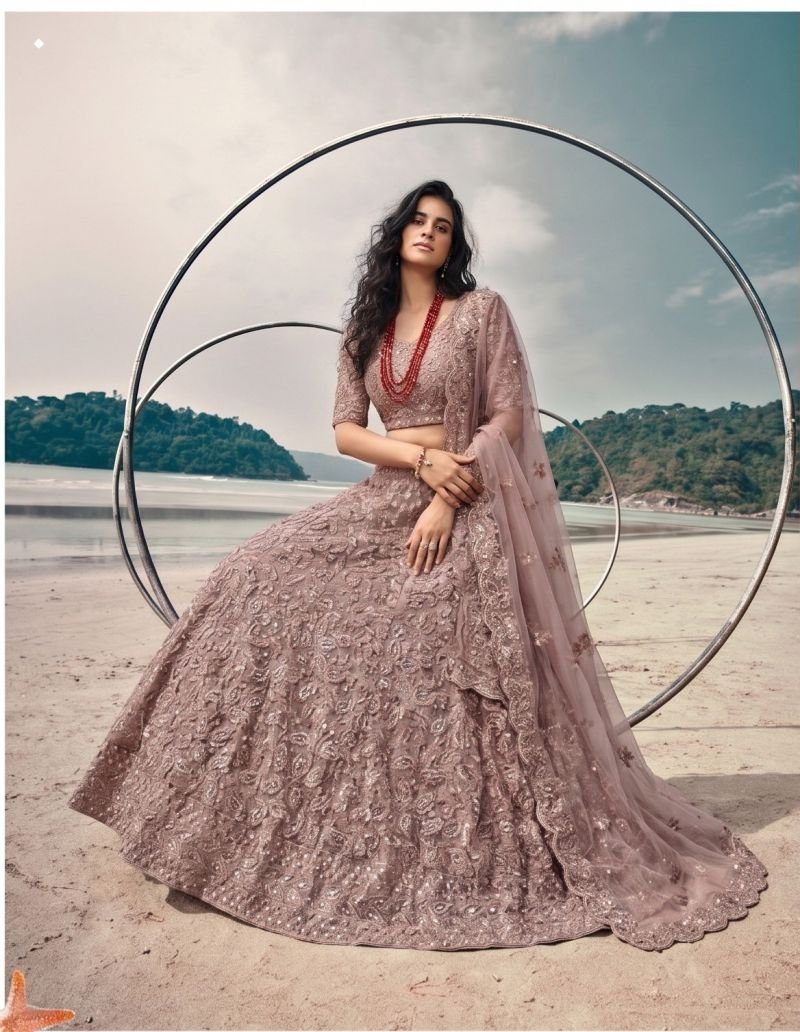 Latest Senhora 7113 Pure Butterfly Net Embroidered Engagement Lehenga Wholesale 2026
