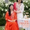 Princess New Triveni Roman Silk Embroidered Kurti Set Collection Wholesale