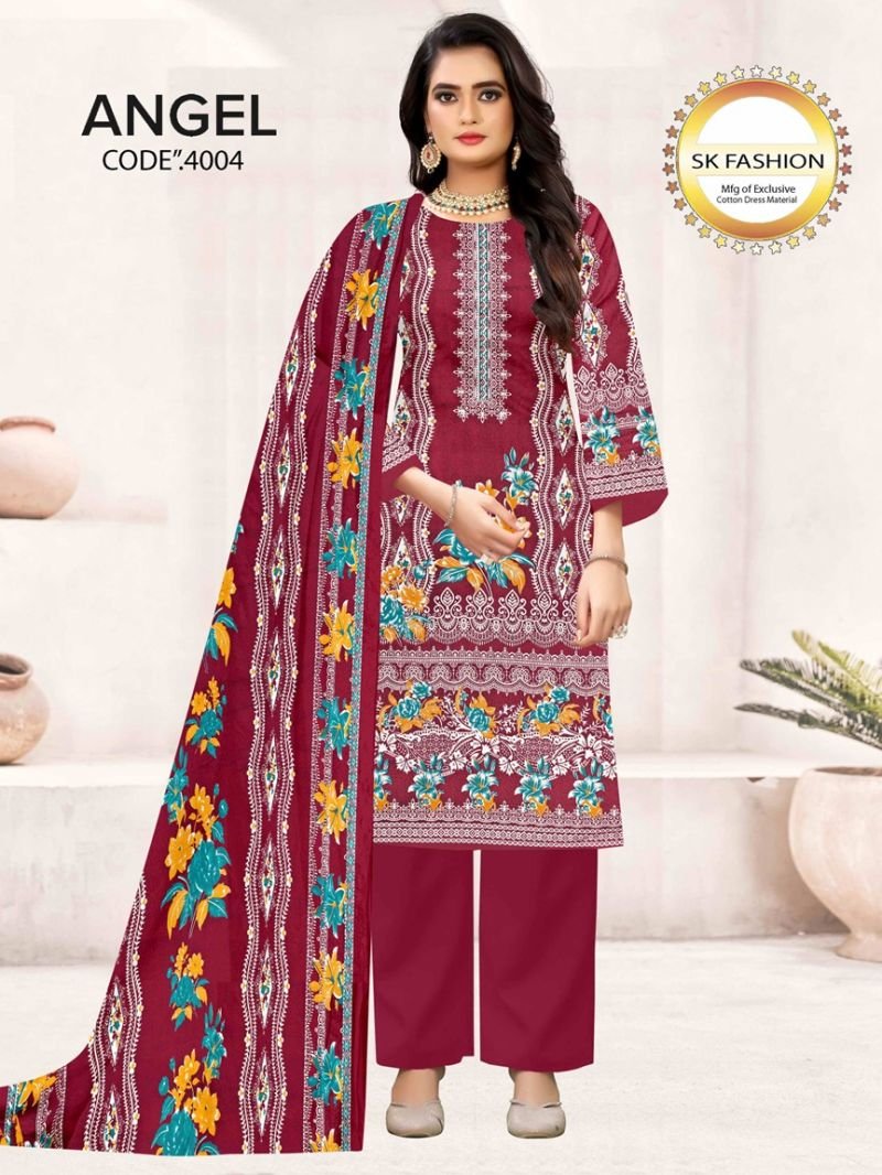 Royal Angel Vol 4 Cotton Printed Fancy Dress Material Collection Wholesale