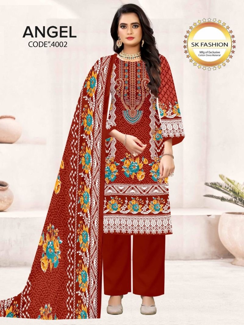 Royal Angel Vol 4 Cotton Printed Fancy Dress Material Collection Wholesale