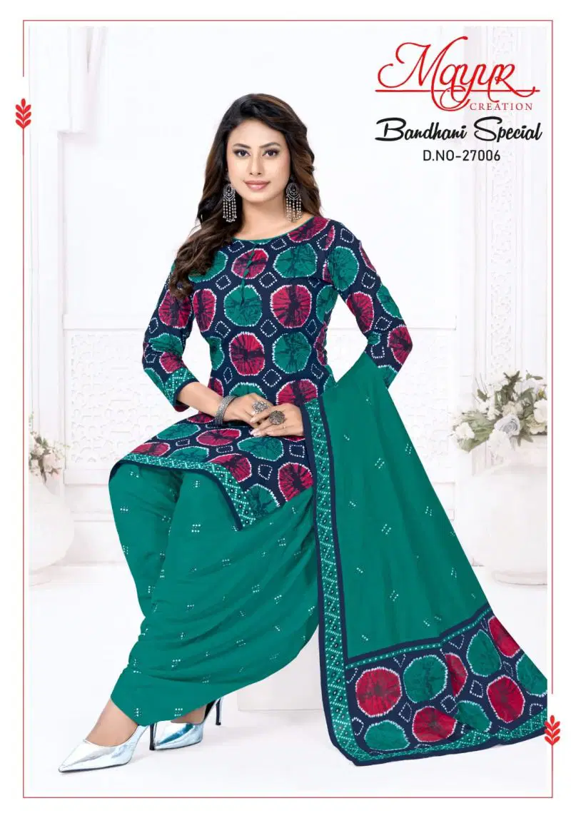 Mayur Bandhani Special Vol 27 Cotton Printed Dress Material Wholesale