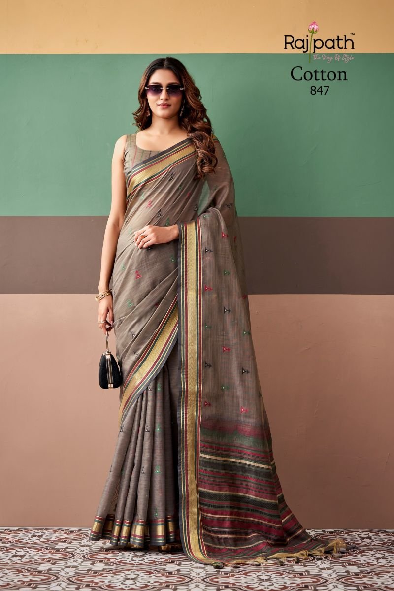Rajpath Coco Cotton Zari Weaving Saree Collection Wholesale