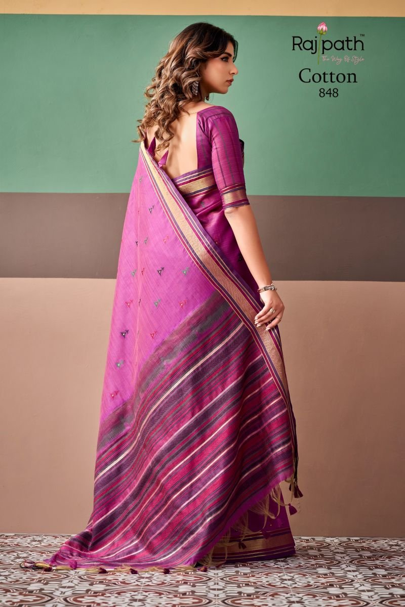 Rajpath Coco Cotton Zari Weaving Saree Collection Wholesale