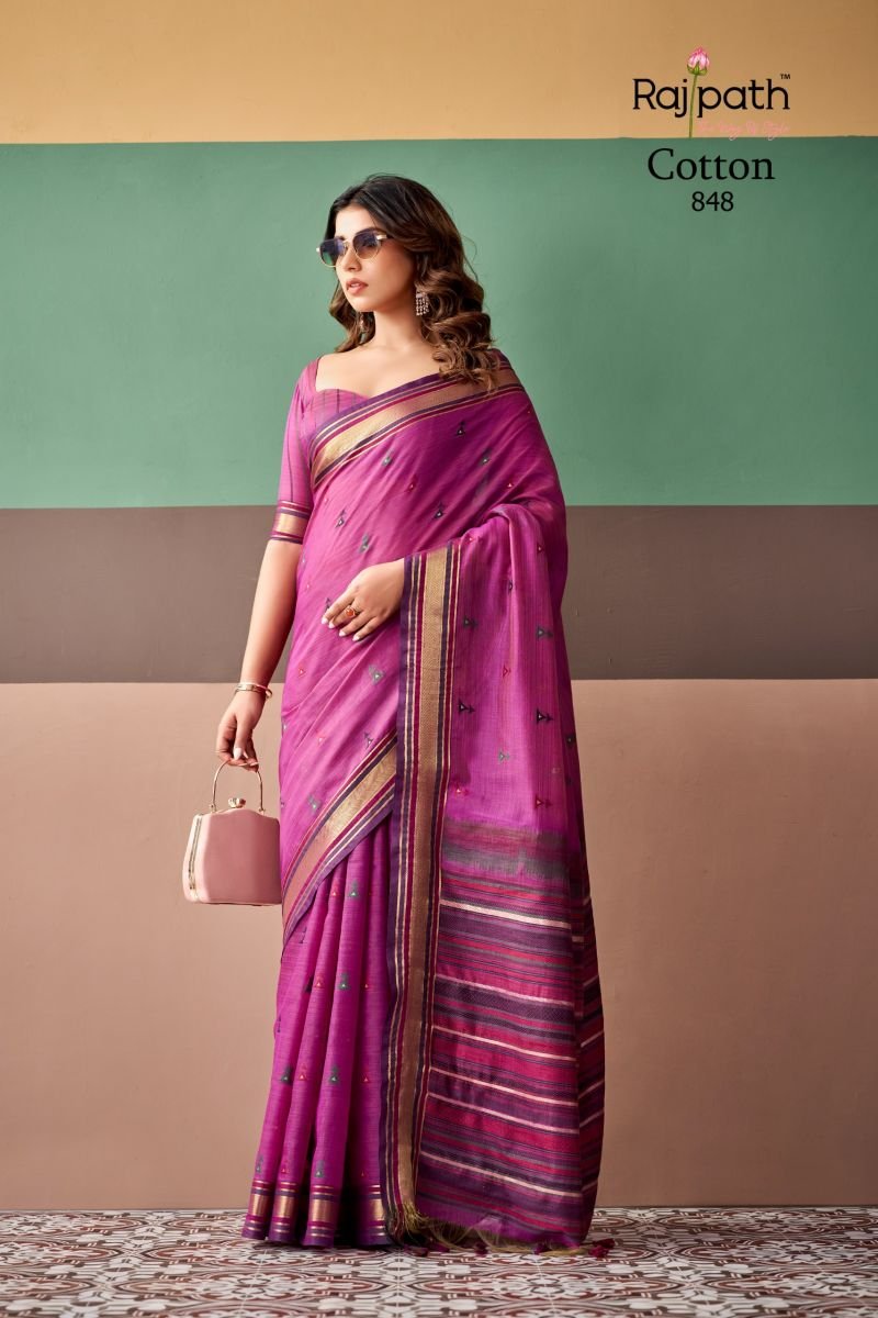 Rajpath Coco Cotton Zari Weaving Saree Collection Wholesale