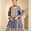 Rk 111 Series Simmar Silk Real Mirror Worked Salwar Kameez Wholesale