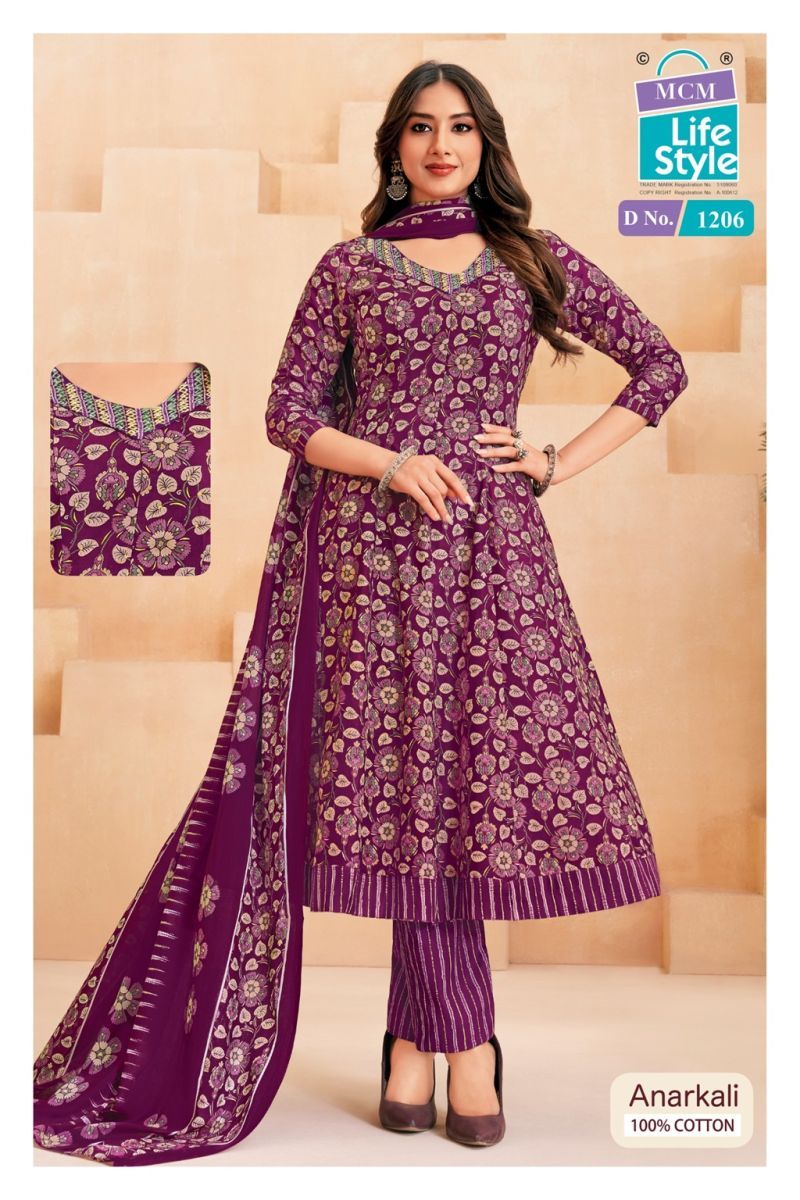 Stylish Mcm Anarkali Vol 12 Readymade Cotton Anarkali Kurti Set Wholesale 2026