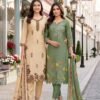 Latest Royiny Vol 1 Satin Muslin Embroidery Worked Kurti Set Collection Wholesale 2026