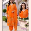 Latest Royiny Vol 1 Satin Muslin Embroidery Worked Kurti Set Collection Wholesale 2026