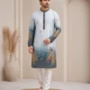 Launching Shyam Satin Embroidery Work Designer Festival Kurta Pajama 2026