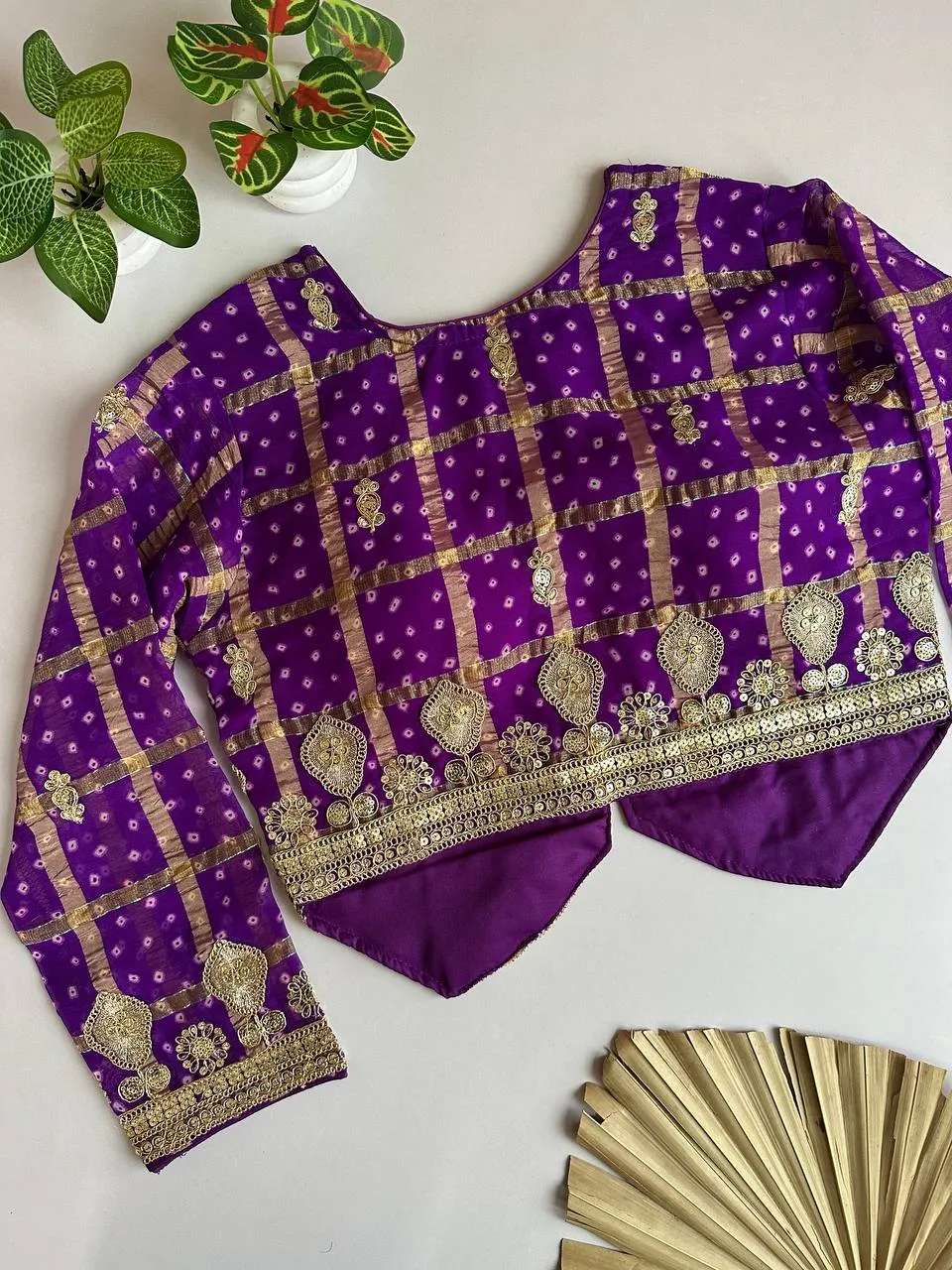 Launching Ruhi Georgette Bandhani Gota Sequence Work Jacket Style 2026