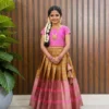 Buy Pari Lichi Silk Zari Weaving Combo South Style Lehenga Choli 2026
