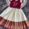 Buy Pari Cotton Silk Weaving Zari Work Kids Lehenga Choli Exporters in India 2026