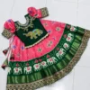 Stylish Pari Silk Printed Embroidery Work Kids Wear Designer Lehenga Choli 2026