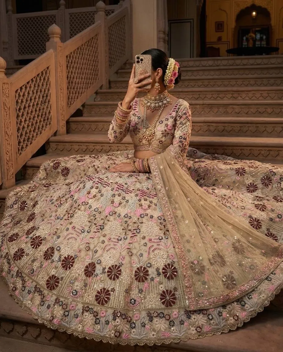 Buy SBD 1776 Net Sequence Work Wedding Wear Lehenga Choli 2026