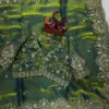 SS1010 5591 Two tone Space Silk Sequence Embroidery Work Wholesale Market