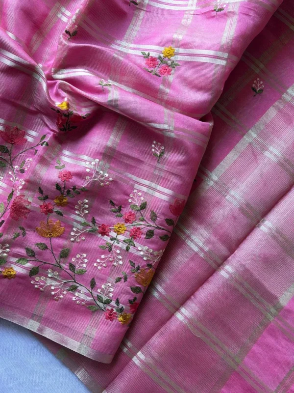 Launching MHV Anita Tussar Silk Zari Embroidery Work Saree Collection 2026