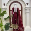 Latest Deepika 1634 Fandy Silk Sequence Work Party Wear Designer Gown for Women 2026
