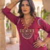 Stylish Shiv 3015 Cotton Embroidery Work Kurti With Bottom Dupatta Wholesale Market in Surat 2026