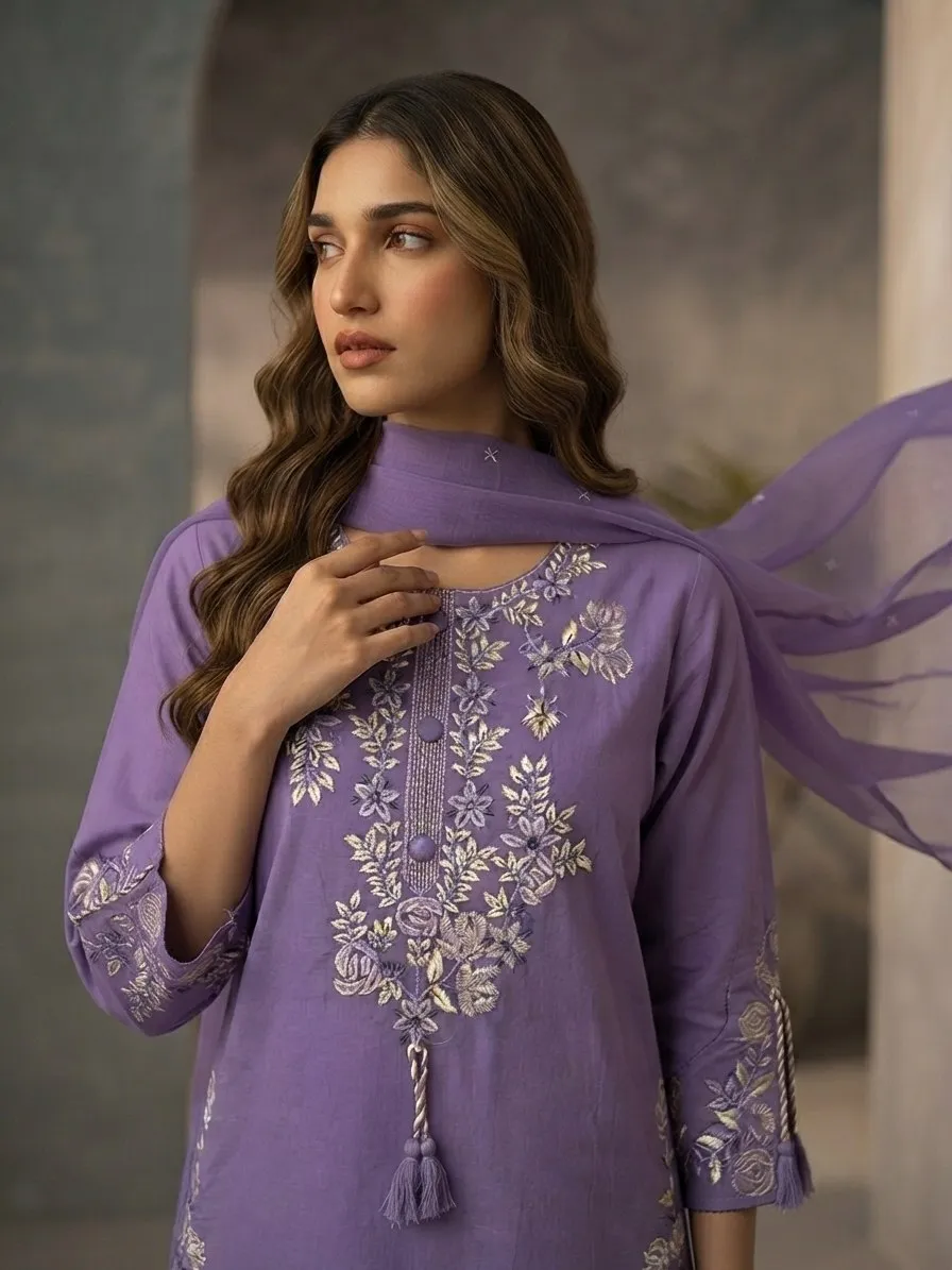 Shiv 3016 Cotton Embroidery Work Readymade Dress Raksha Bandhan Collection For Women
