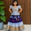 Stylish Pari Silk Printed Embroidery Work Kids Wear Designer Lehenga Choli 2026