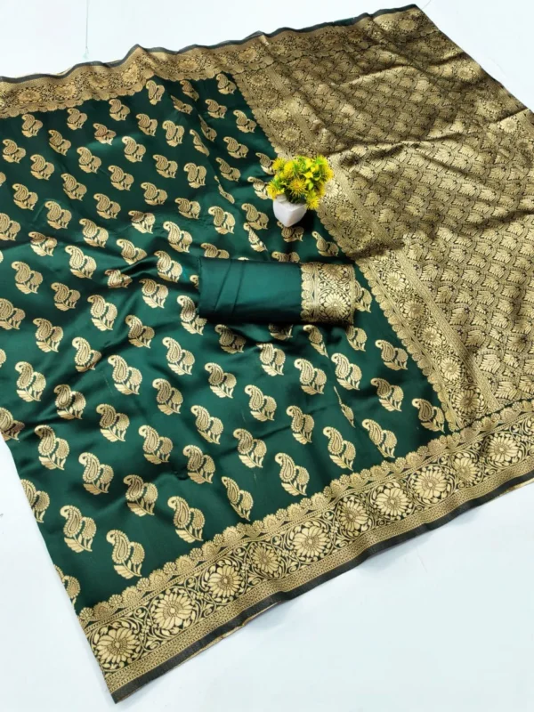 Latest LFK 5358 Banarasi Soft Silk Zari Work Festival Saree 2026