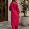 Shiv 2016 Cotton Embroidery Office Wear Kurti Pant Set for Women