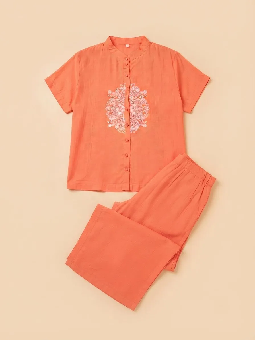 Launching Shiv 1018 Cotton Embroidery Office Wear Top Plazo Set Wholesale Market in Surat 2026