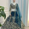 DKT 5184 Net Sequence Embroidery Work Reception Lehenga Choli for Women Manufacturers in Surat