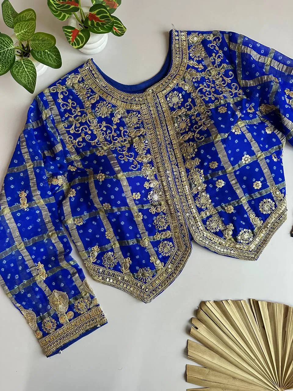 Launching Ruhi Georgette Bandhani Gota Sequence Work Jacket Style 2026